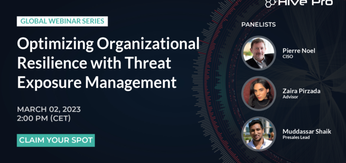 Optimizing Organization Resilience with Threat Exposure Management