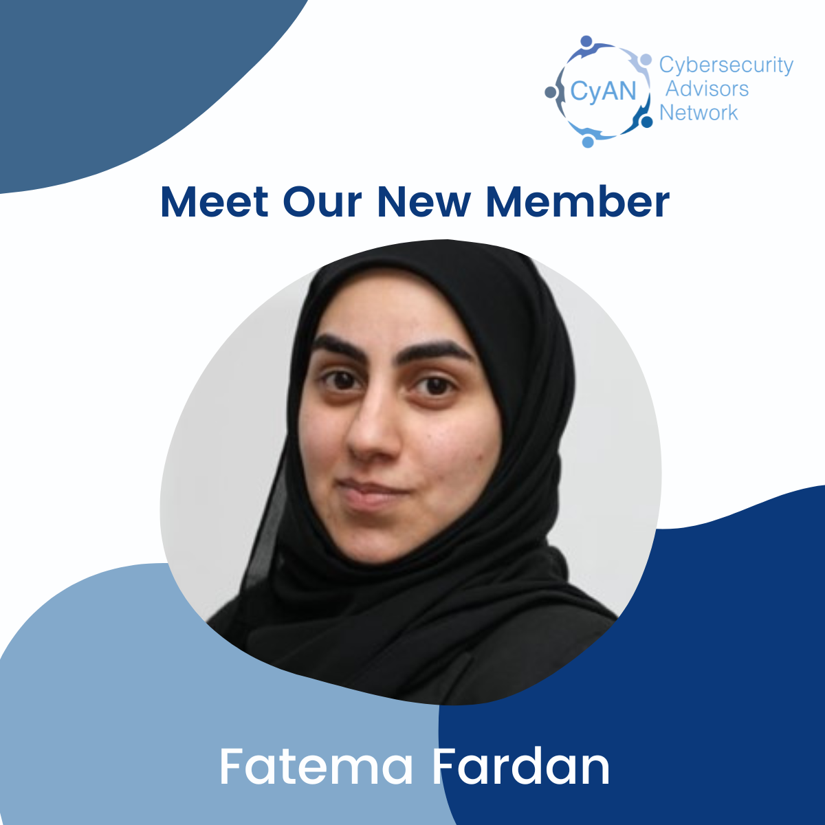 Welcome new member – Fatema Fardan