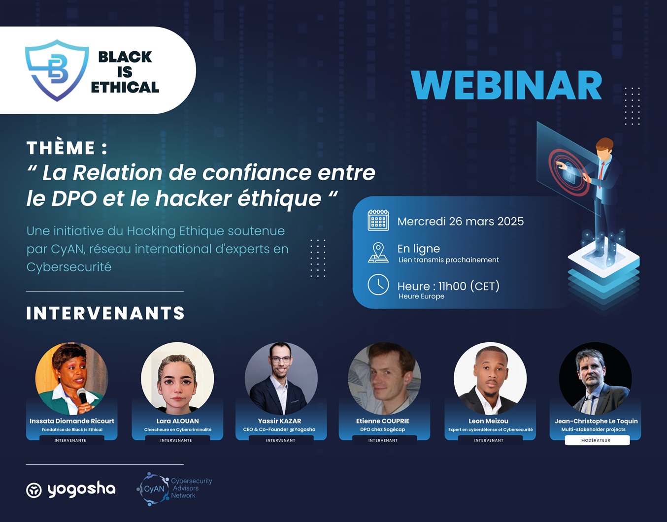 Webinaire : La relation de confiance entre le Data Protection Officer (DPO) et le Hacker Éthique 