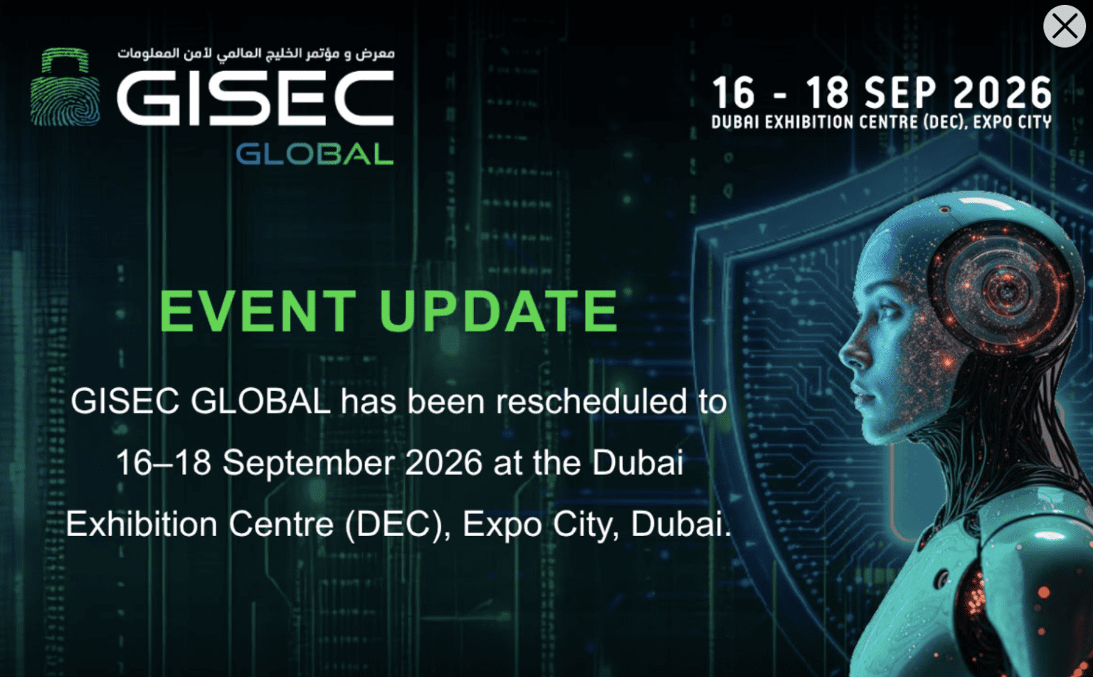 GISEC GLOBAL 2026 – Updated Dates – Cybersecurity Advisors Network