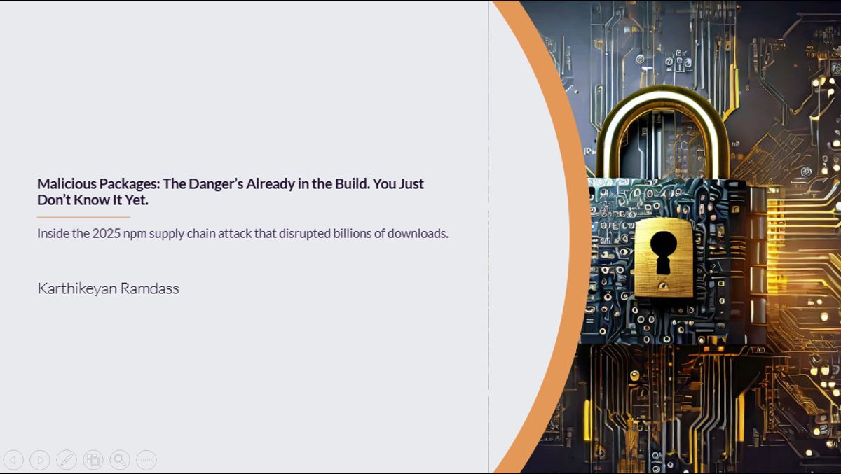 CyAN Webinar: Malicious Packages – the Danger’s Already in the Build